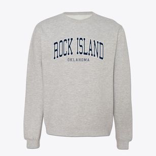 Rock Island Oklahoma Traditional Crewneck Sweatshirt