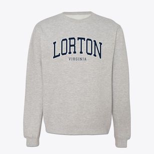 Lorton Virginia Traditional Crewneck Sweatshirt