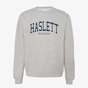 Haslett Michigan Traditional Crewneck Sweatshirt