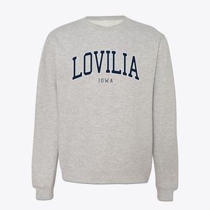 Lovilia Iowa Traditional Crewneck Sweatshirt
