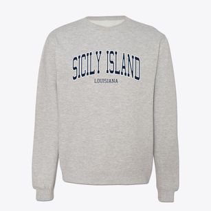Sicily Island Louisiana Traditional Crewneck Sweatshirt