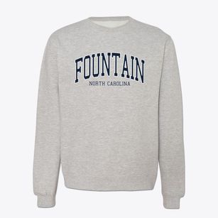 Fountain North Carolina Traditional Crewneck Sweatshirt