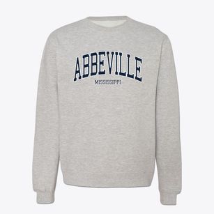 Abbeville Mississippi Traditional Crewneck Sweatshirt