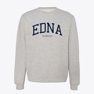 Edna Kansas Traditional Crewneck Sweatshirt