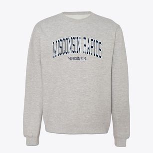 Wisconsin Rapids Wisconsin Traditional Crewneck Sweatshirt