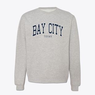 Bay City Texas Traditional Crewneck Sweatshirt