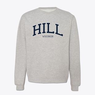 Hill Wisconsin Traditional Crewneck Sweatshirt