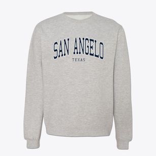 San Angelo Texas Traditional Crewneck Sweatshirt