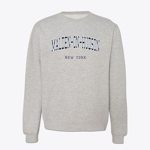 Malden-on-hudson New York Traditional Crewneck Sweatshirt