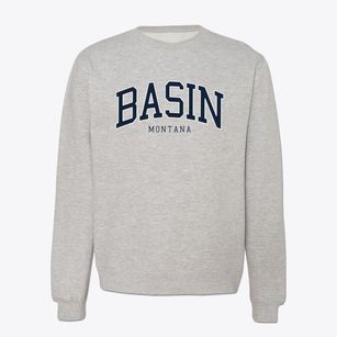Basin Montana Traditional Crewneck Sweatshirt