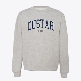 Custar Ohio Traditional Crewneck Sweatshirt