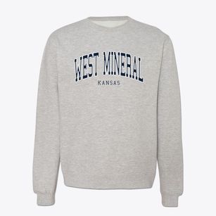 West Mineral Kansas Traditional Crewneck Sweatshirt