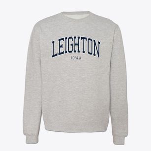 Leighton Iowa Traditional Crewneck Sweatshirt