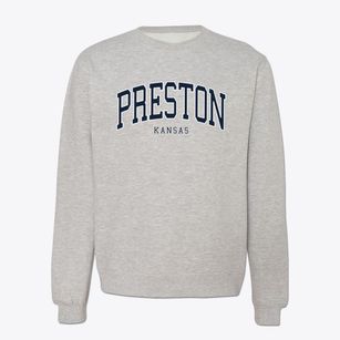 Preston Kansas Traditional Crewneck Sweatshirt