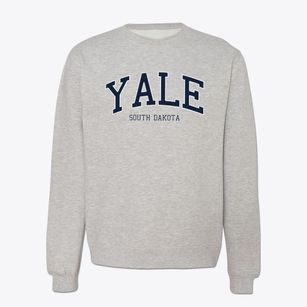 Yale South Dakota Traditional Crewneck Sweatshirt