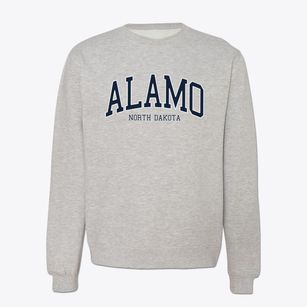 Alamo North Dakota Traditional Crewneck Sweatshirt