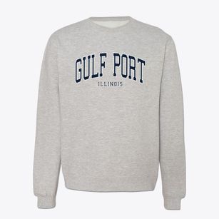 Gulf Port Illinois Traditional Crewneck Sweatshirt