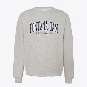 Fontana Dam North Carolina Traditional Crewneck Sweatshirt