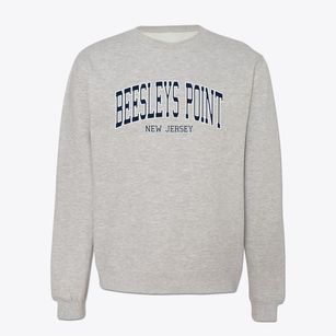 Beesleys Point New Jersey Traditional Crewneck Sweatshirt