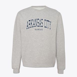 Arkansas City Kansas Traditional Crewneck Sweatshirt
