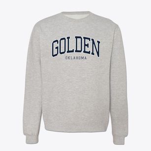 Golden Oklahoma Traditional Crewneck Sweatshirt