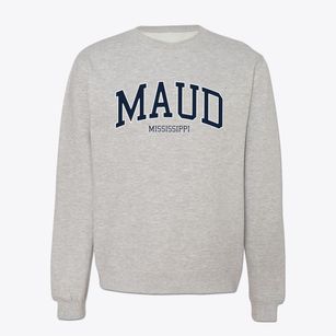 Maud Mississippi Traditional Crewneck Sweatshirt