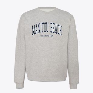 Manitou Beach Washington Traditional Crewneck Sweatshirt