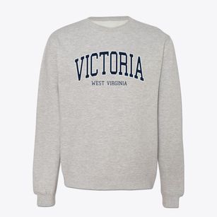 Victoria West Virginia Traditional Crewneck Sweatshirt