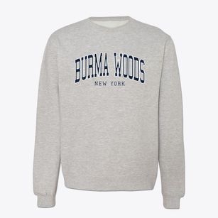 Burma Woods New York Traditional Crewneck Sweatshirt