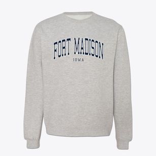 Fort Madison Iowa Traditional Crewneck Sweatshirt