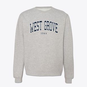 West Grove Iowa Traditional Crewneck Sweatshirt