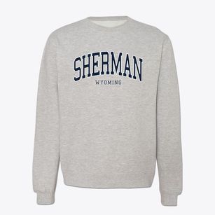 Sherman Wyoming Traditional Crewneck Sweatshirt