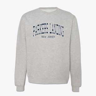 Parkers Landing New Jersey Traditional Crewneck Sweatshirt