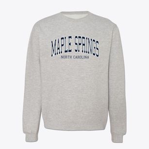 Maple Springs North Carolina Traditional Crewneck Sweatshirt