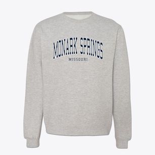 Monark Springs Missouri Traditional Crewneck Sweatshirt