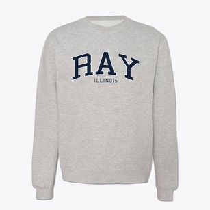 Ray Illinois Traditional Crewneck Sweatshirt