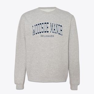 Woodside Manor Delaware Traditional Crewneck Sweatshirt