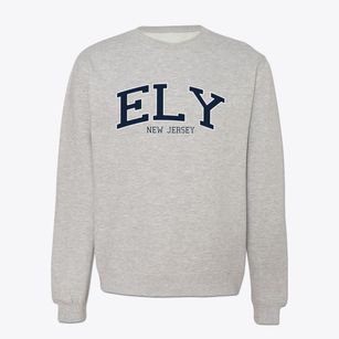Ely New Jersey Traditional Crewneck Sweatshirt