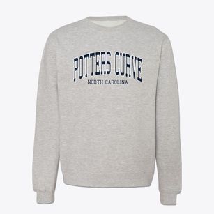 Potters Curve North Carolina Traditional Crewneck Sweatshirt