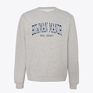 Bowman Manor New Jersey Traditional Crewneck Sweatshirt