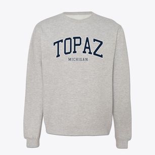 Topaz Michigan Traditional Crewneck Sweatshirt
