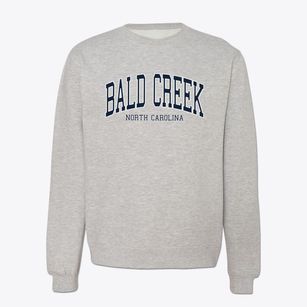 Bald Creek North Carolina Traditional Crewneck Sweatshirt