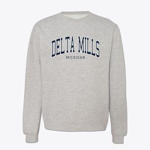 Delta Mills Michigan Traditional Crewneck Sweatshirt