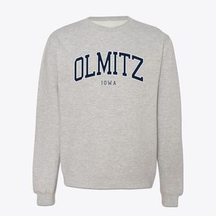 Olmitz Iowa Traditional Crewneck Sweatshirt