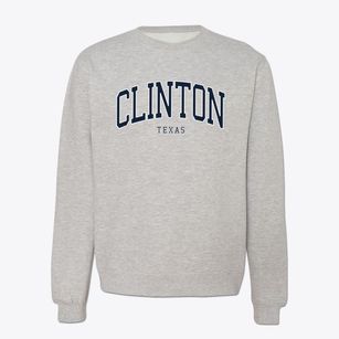 Clinton Texas Traditional Crewneck Sweatshirt
