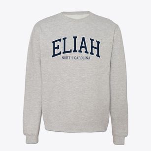 Eliah North Carolina Traditional Crewneck Sweatshirt