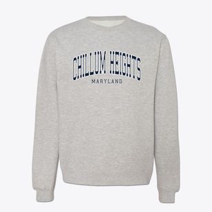 Chillum Heights Maryland Traditional Crewneck Sweatshirt