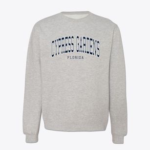 Cypress Gardens Florida Traditional Crewneck Sweatshirt