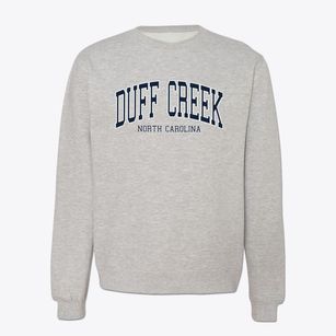 Duff Creek North Carolina Traditional Crewneck Sweatshirt