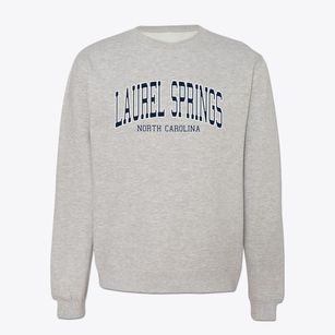 Laurel Springs North Carolina Traditional Crewneck Sweatshirt
